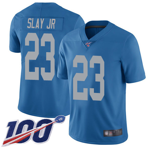 Detroit Lions Limited Blue Men Darius Slay Alternate Jersey NFL Football #23 100th Season Vapor Untouchable->detroit lions->NFL Jersey